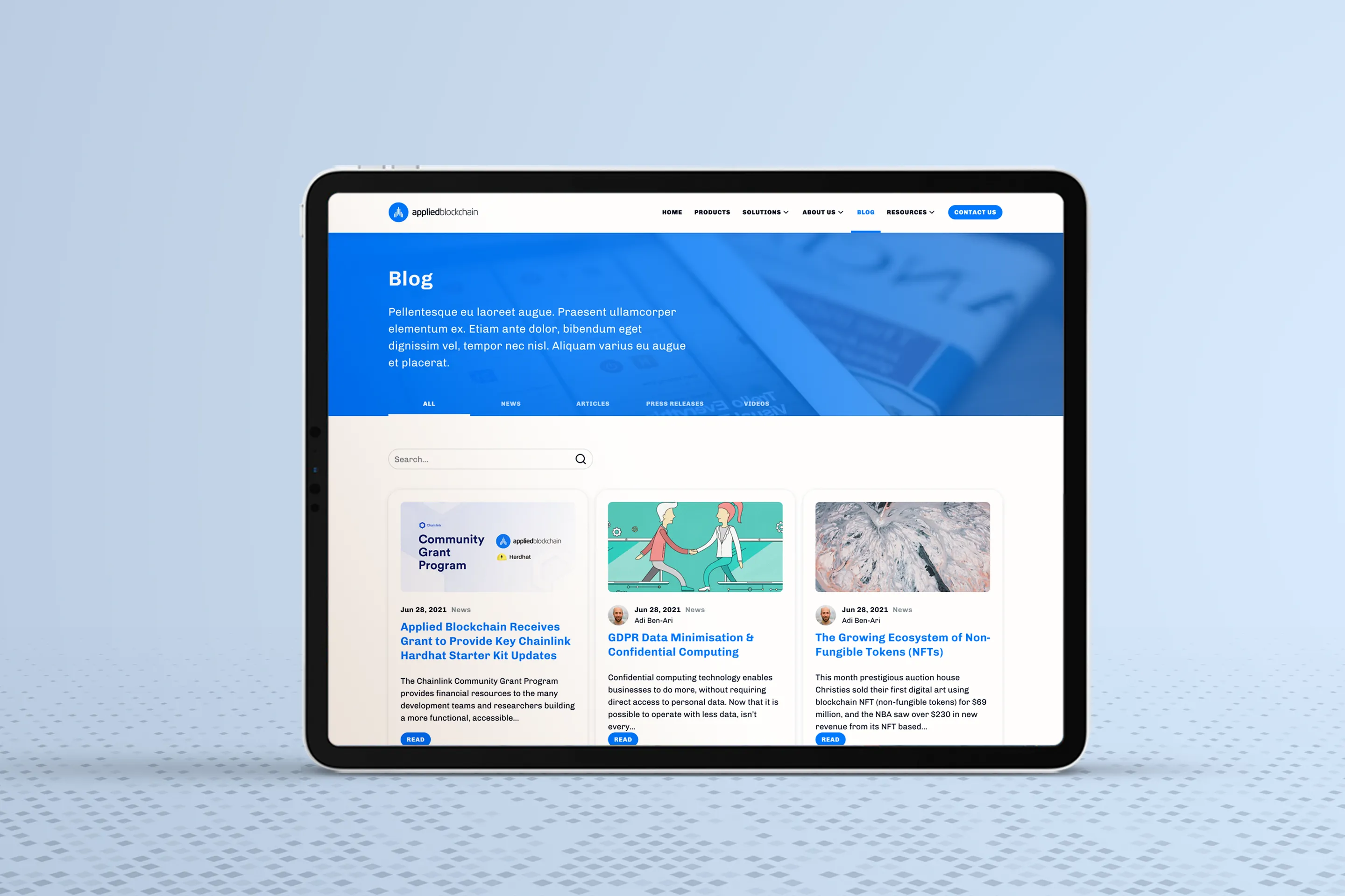 Applied Blockchain blog