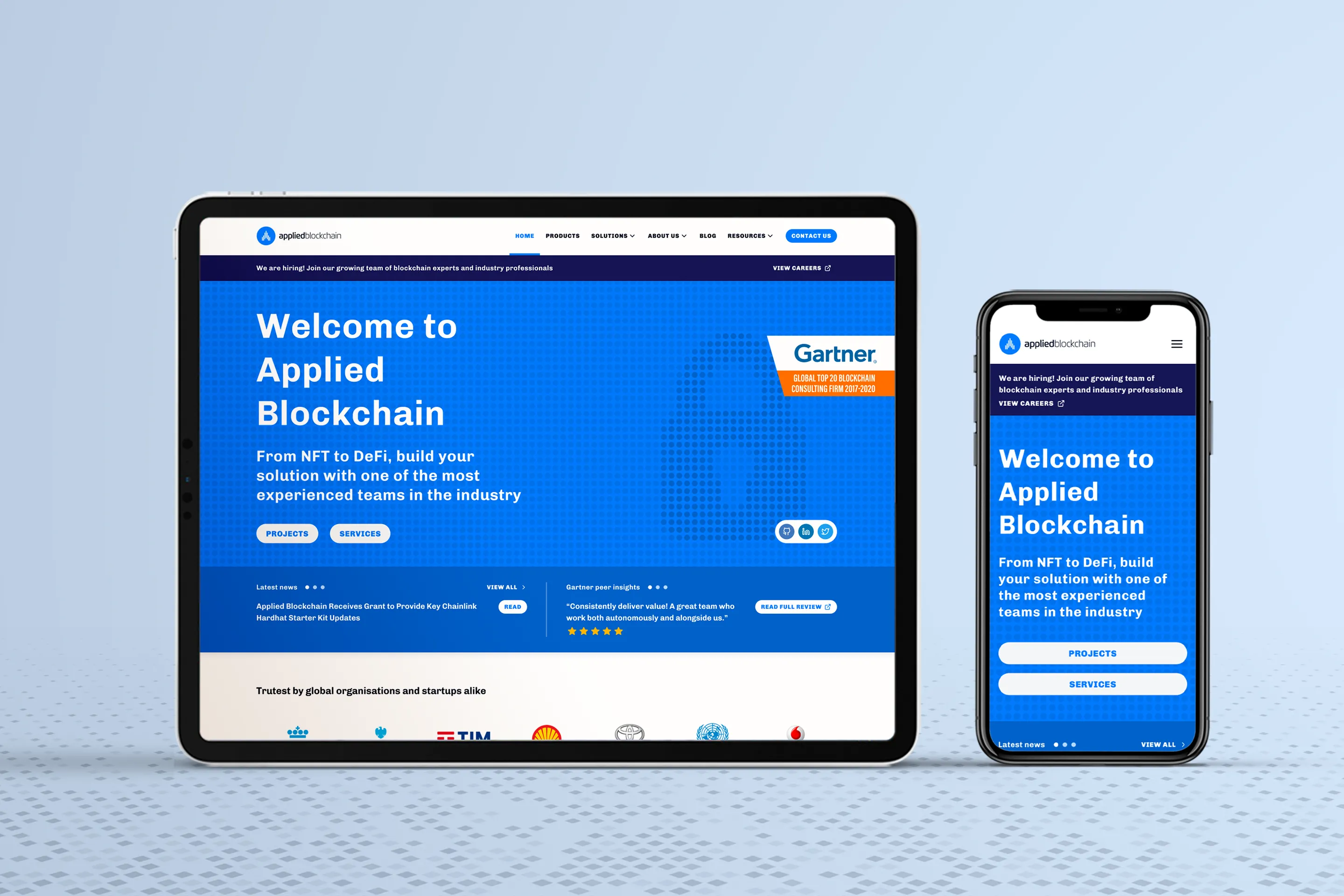 Applied Blockchain home page