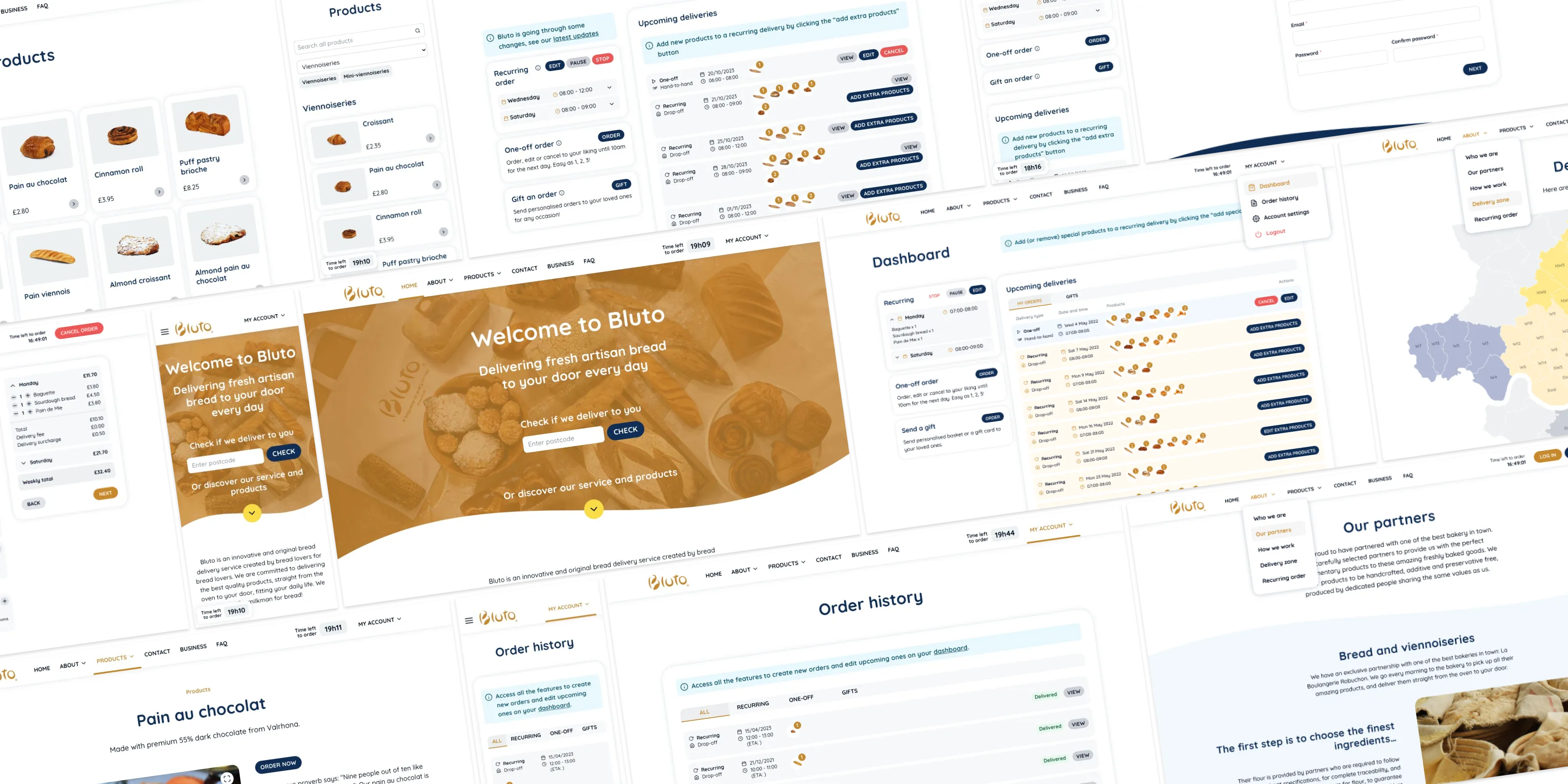 Bluto screen templates