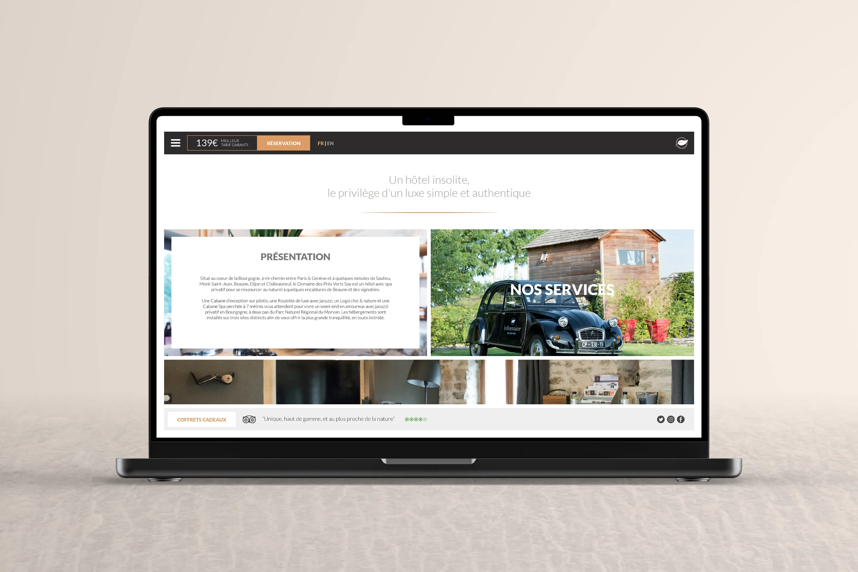 Le Domaine des Prés Verts homepage