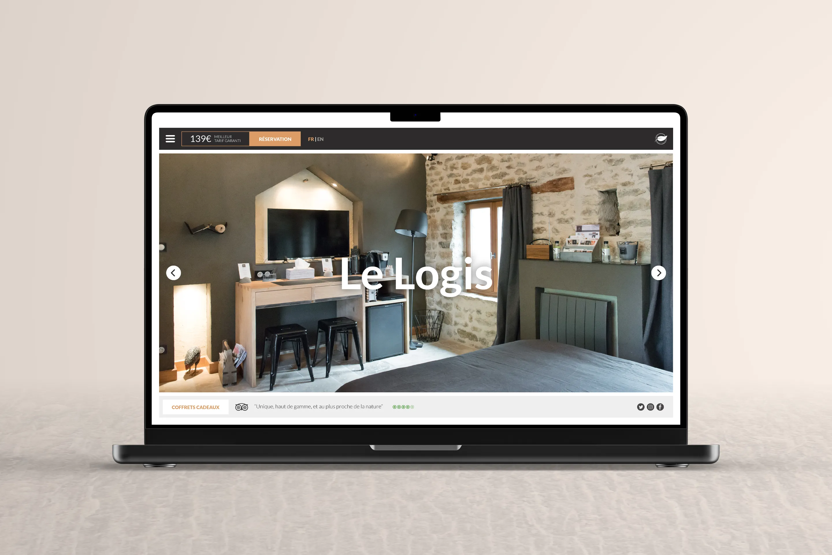 Le Domaine des Prés Verts room page