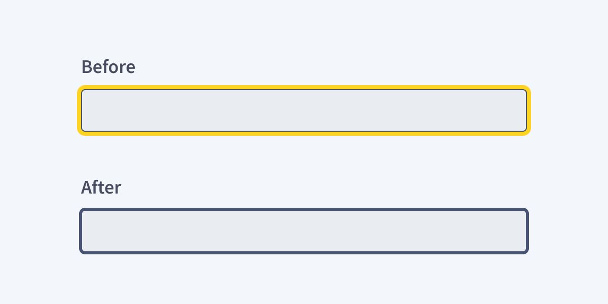 Westminster Design focus states